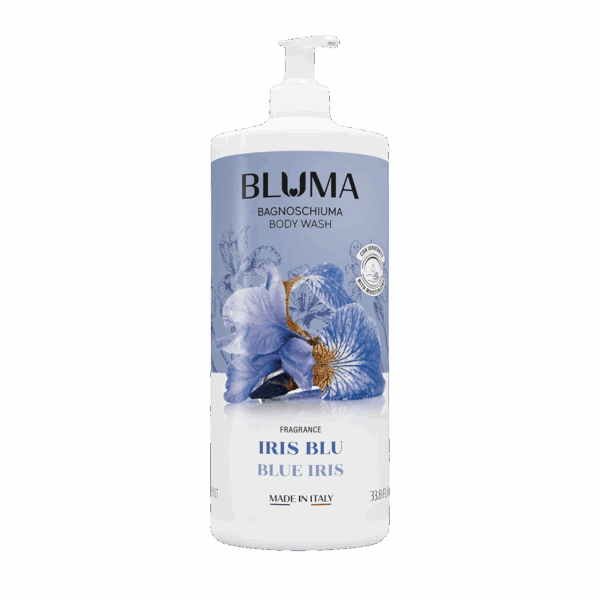 BLUMA-BODY WASH-1.2l-IT-W-IRIS BLU (PUMP)