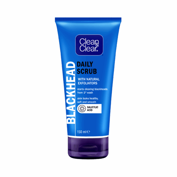 CLEAN & CLEAR-FACE SCRUB-150ml-FR-W-BLACKHEAD DAILY SCRUB