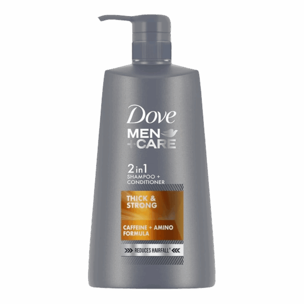 DOVE-SHAMPOO-650ml-IN-M-MEN+CARE THICK & STRONG (PUMP)
