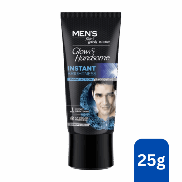 FAIR & LOVELY-CREAM-25g-IN-M-GLOW & HANDSOME INSTANT BRIGHTNESS