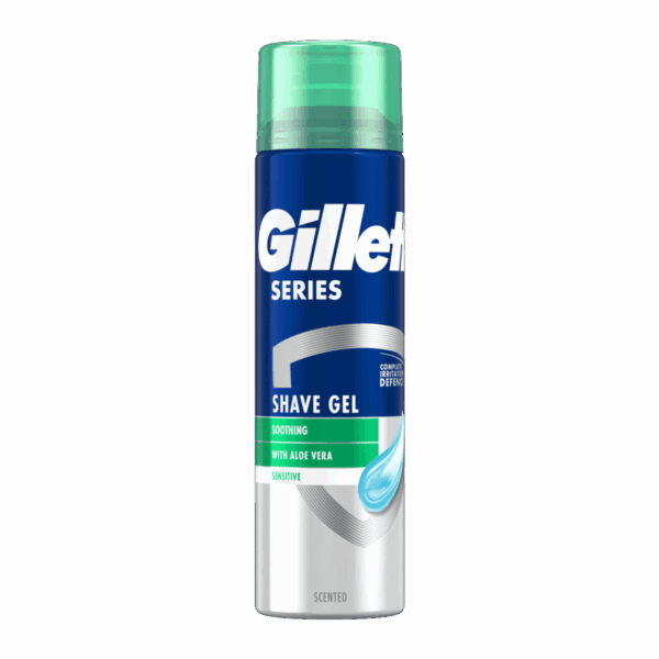 GILLETTE-SHAVING GEL-200ml-GB-M-SERIES SOOTHING WITH ALOE VERA