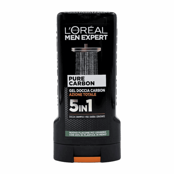LOREAL-BODY WASH-300ml-FR-M-PURE CARBON 5 IN 1