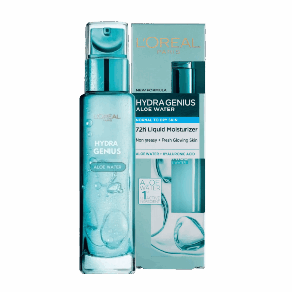 LOREAL-CREAM-70ml-DE-W-HYDRA GENIUS ALOE WATER NORMAL & DRY SKIN