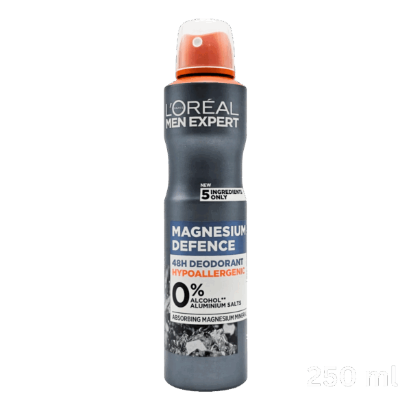 LOREAL-DEO SPRAY-250ml-FR-M-MAGNESIUM DEFENCE