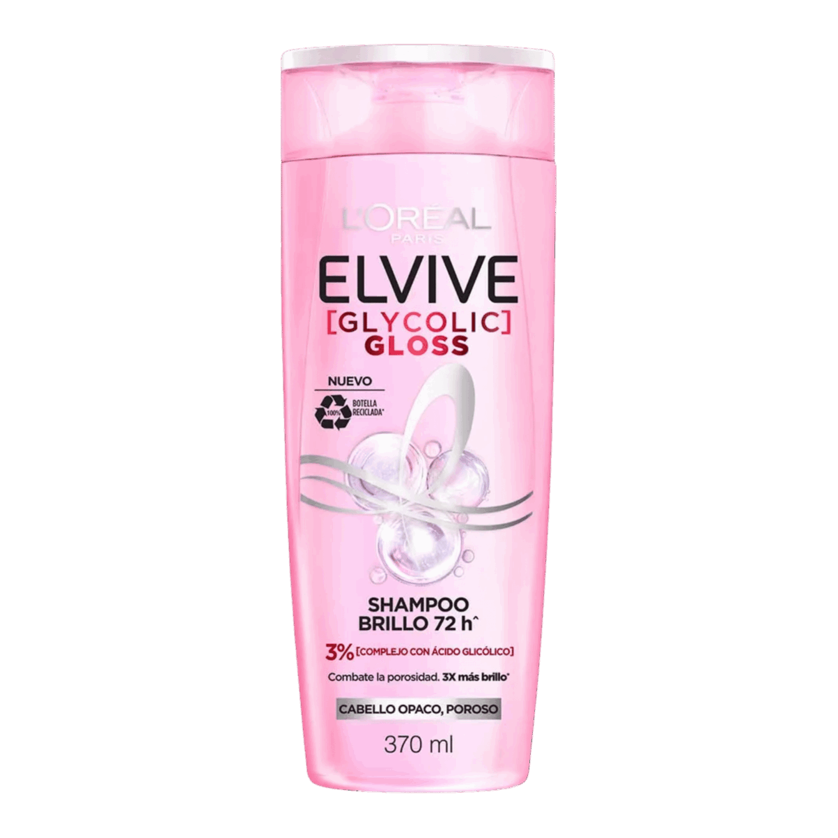 LOREAL-SHAMPOO-370ml-MX-W-ELVIVE GLYCOLIC GLOSS - Image 1