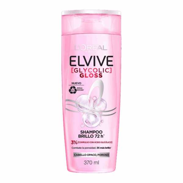 LOREAL-SHAMPOO-370ml-MX-W-ELVIVE GLYCOLIC GLOSS