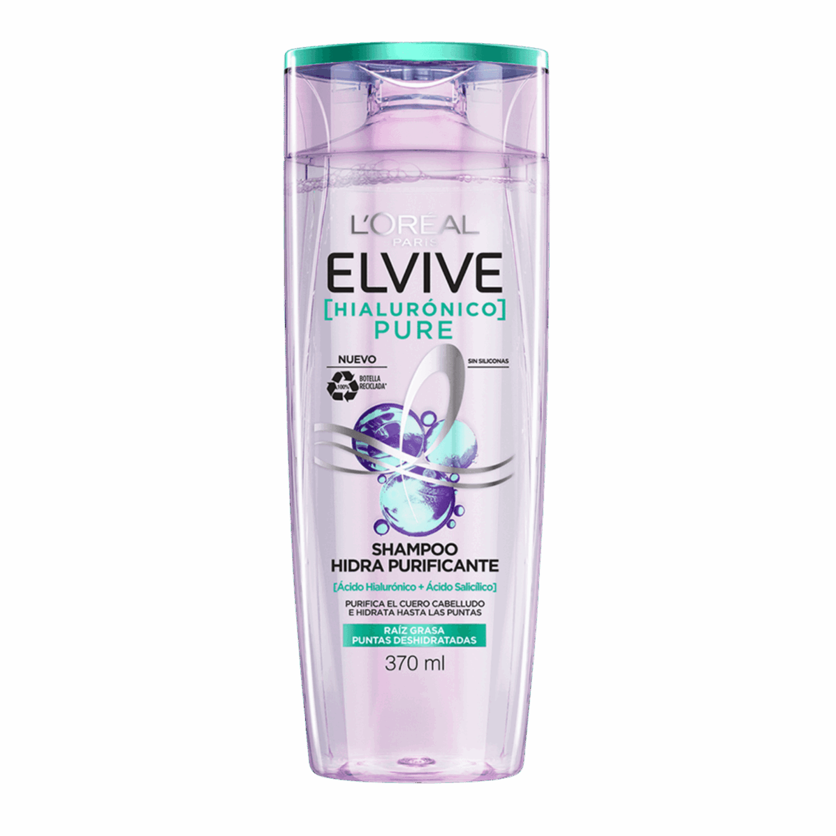 LOREAL-SHAMPOO-370ml-MX-W-ELVIVE HIALURONICO PURE - Image 1