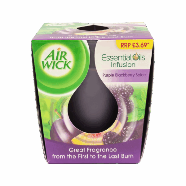 AIRWICK-CANDLE-105g-CN-NA-PURPLE BLACKBERRY SPICE