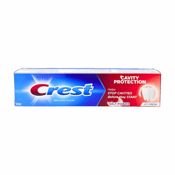 CREST-TOOTHPASTE-125ml-DE-M/W-SALT POWER ICY FRESH (NEW)