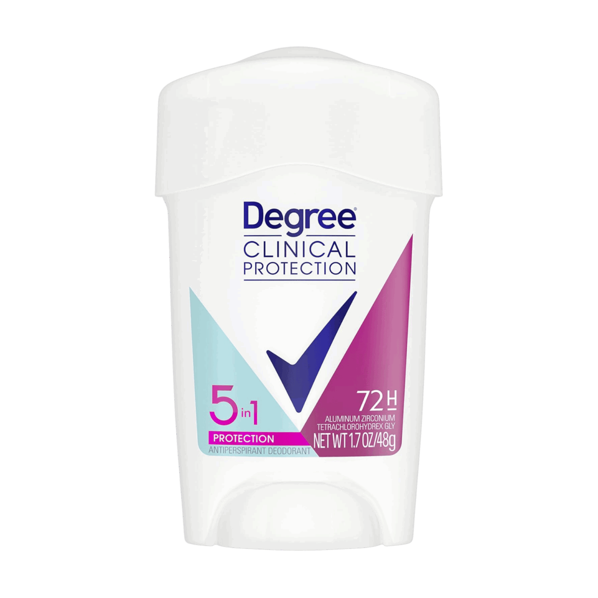 DEGREE-DEO STICK-48g-CA-W-CLINICAL PROTECTION 5 IN 1 PROTECTION - Image 1