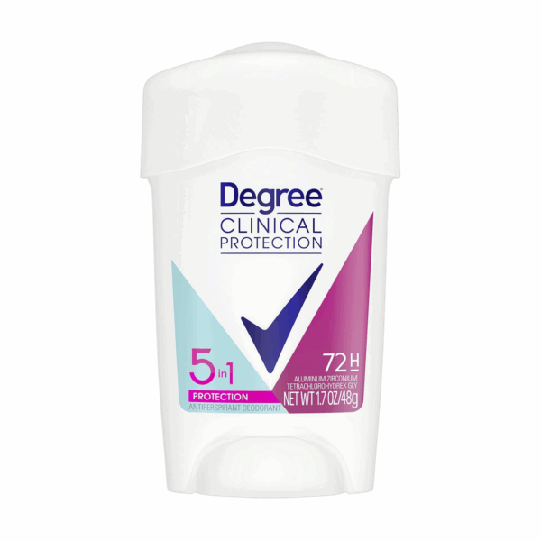 DEGREE-DEO STICK-48g-CA-W-CLINICAL PROTECTION 5 IN 1 PROTECTION