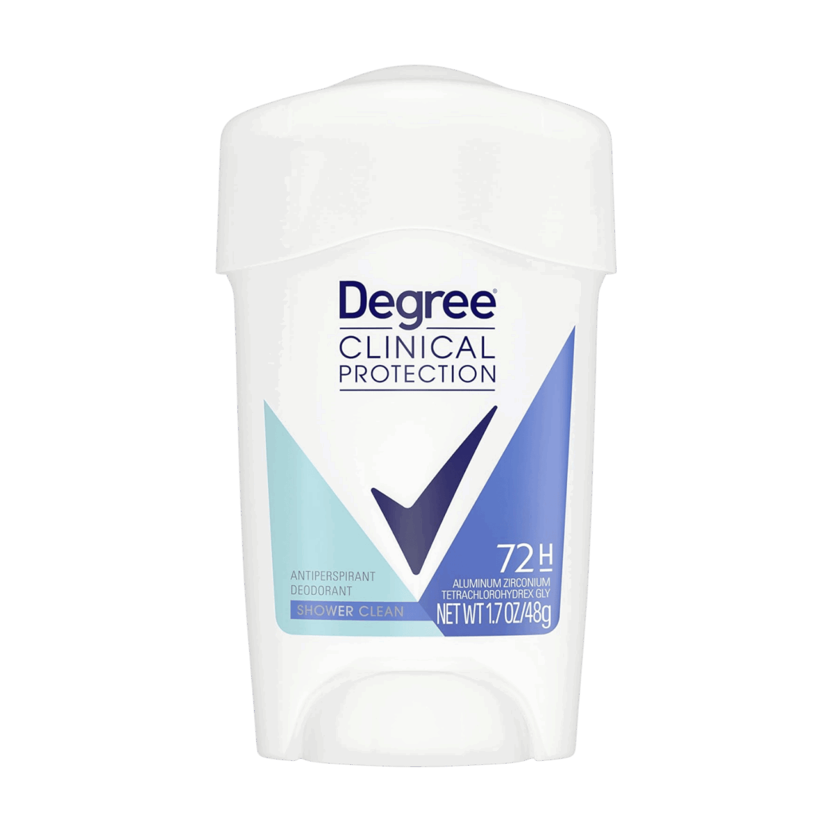 DEGREE-DEO STICK-48g-CA-W-CLINICAL PROTECTION SHOWER CLEAN - Image 1