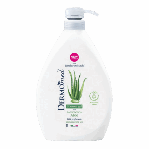 DERMOMED-BODY WASH-1l-IT-W-ALOE (PUMP)