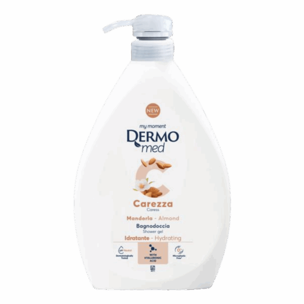 DERMOMED-BODY WASH-1l-IT-W-CAREZZA MANDORLA (PUMP)