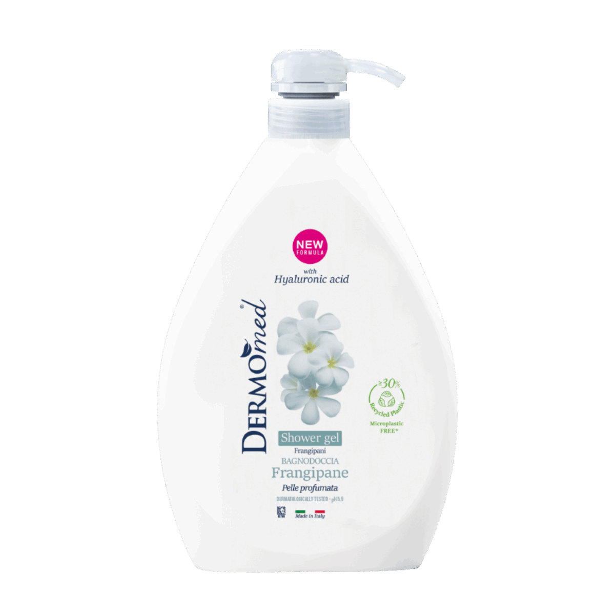 DERMOMED-BODY WASH-1l-IT-W-FRANGIPANE (PUMP) - Image 1