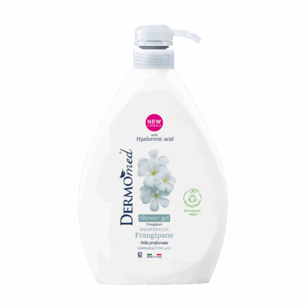DERMOMED-BODY WASH-1l-IT-W-FRANGIPANE (PUMP)