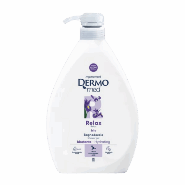 DERMOMED-BODY WASH-1l-IT-W-RELAX IRIS (PUMP)