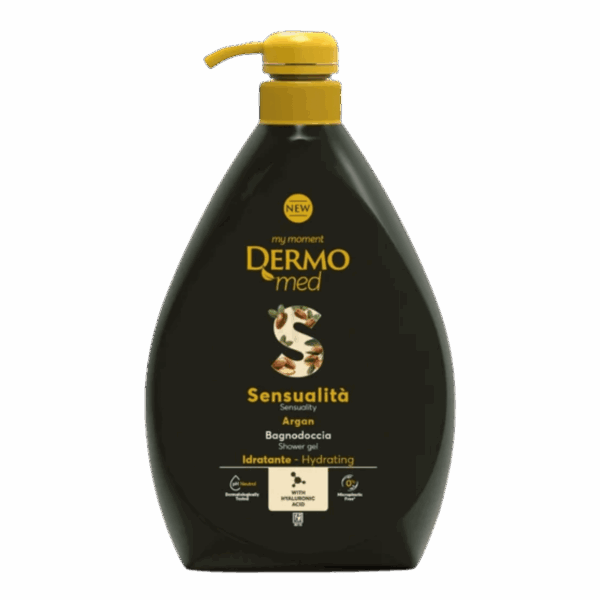 DERMOMED-BODY WASH-1l-IT-W-SENSUALITA ARGAN (PUMP)