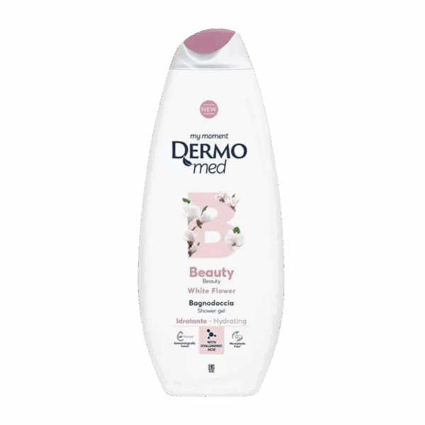 DERMOMED-BODY WASH-750ml-IT-W-BEAUTY WHITE FLOWER