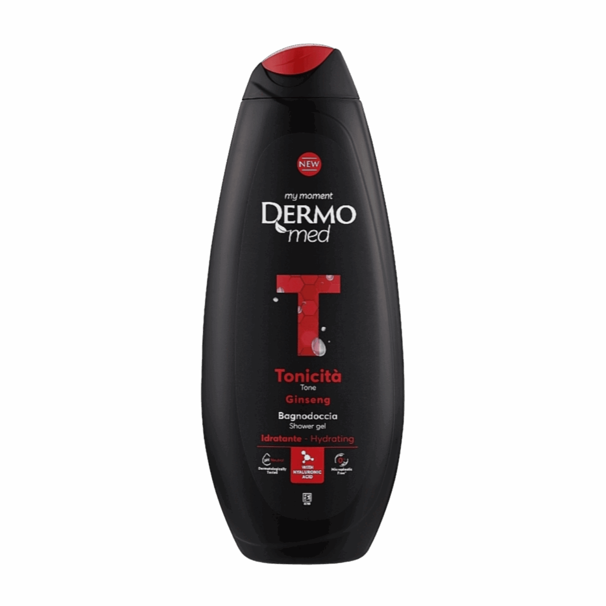 DERMOMED-BODY WASH-750ml-IT-W-TONICITA GINSENG - Image 1