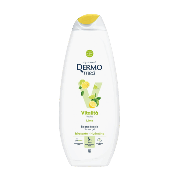 DERMOMED-BODY WASH-750ml-IT-W-VITALITA LIME