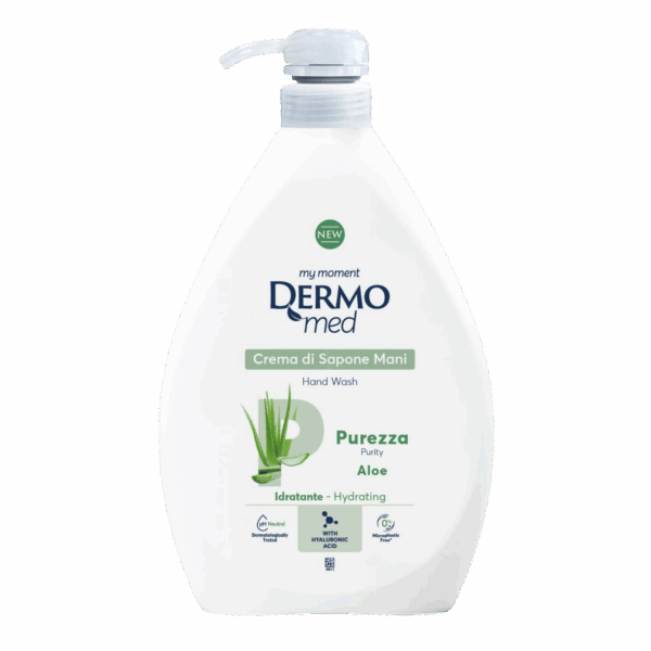 DERMOMED-HAND WASH-1l-IT-M/W-PUREZZA ALOE (PUMP)