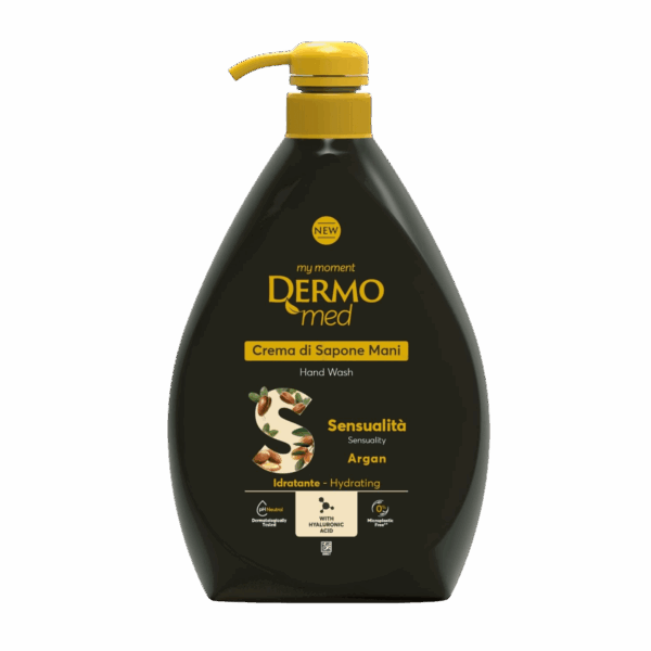 DERMOMED-HAND WASH-1l-IT-M/W-SENSUALITA ARGAN (PUMP)
