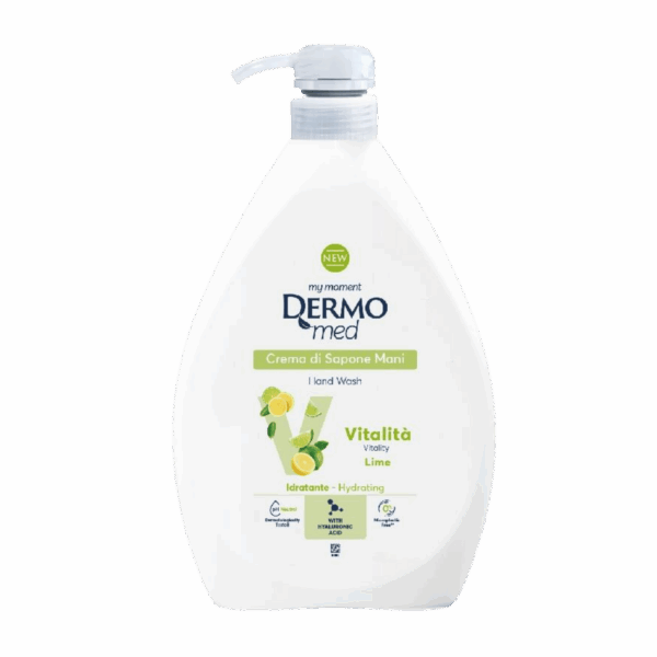 DERMOMED-HAND WASH-1l-IT-M/W-VITALITA LIME (PUMP)