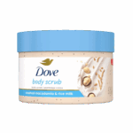 DOVE-BODY SCRUB-298g-US-W-CRUSHED MACADAMIA & RICE MILK