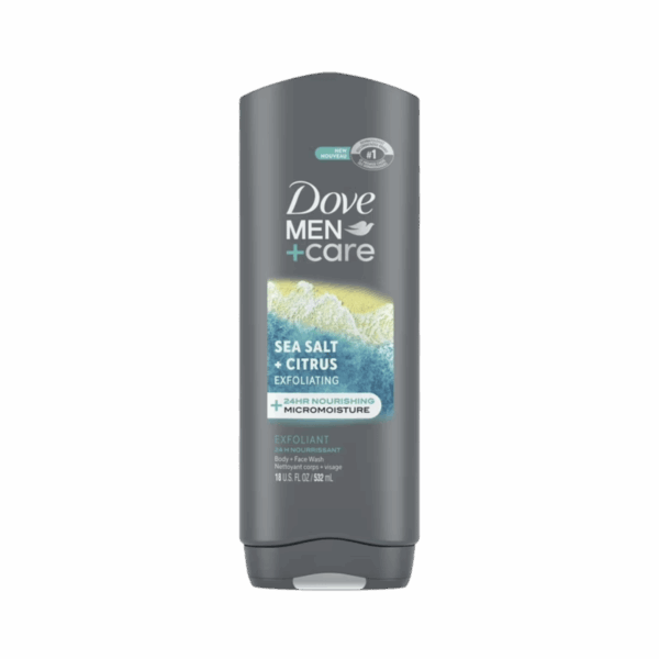 DOVE-BODY WASH-532ml-US-M-MEN+CARE SEA SALT + CITRUS EXFOLIATING