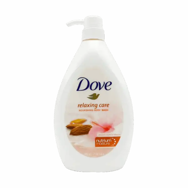DOVE-BODY WASH-800ml-IN-W-ALMOND CREAM & HIBISCUS (PUMP)