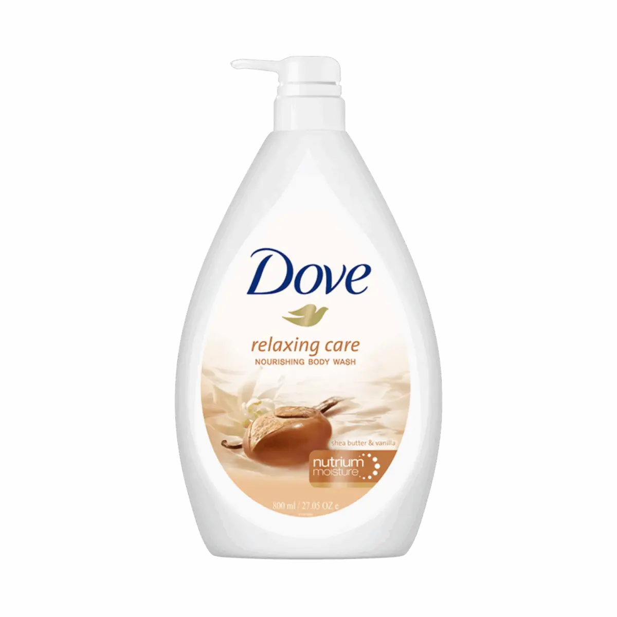 DOVE-BODY WASH-800ml-IN-W-SHEA BUTTER & VANILLA (PUMP) - Image 1