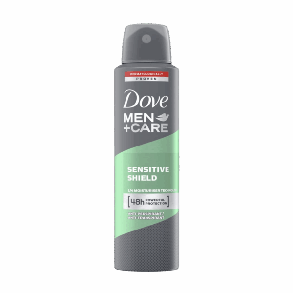 DOVE-DEO SPRAY-250ml-IN-M-MEN+CARE SENSITIVE SHIELD (1X24PCS)
