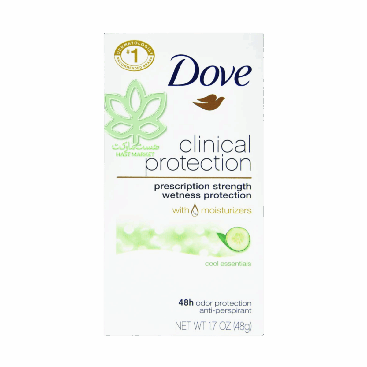 DOVE-DEO STICK-48g-US-W-CLINICAL PROTECTION COOL ESSENTIALS - Image 1