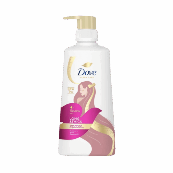 DOVE-SHAMPOO-410ml-TH-W-LONG & THICK (PUMP)
