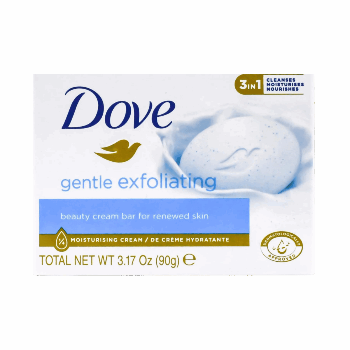 DOVE-SOAP-90g-DE-W-GENTLE EXFOLIATING - Image 1