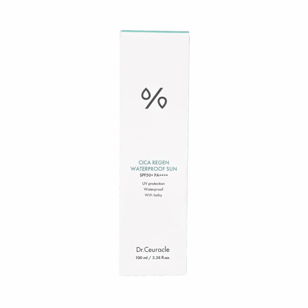 DR. CEURACLE -CREAM-100ml-KR-W-CICA REGEN WATERPROOF SUN SPF50+ - Image 2
