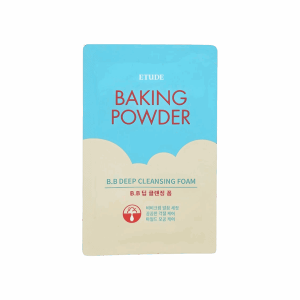ETUDE-FACE WASH-4g-KR-W-BAKING POWDER B.B DEEP CLEANSING FOAM (SACHET)