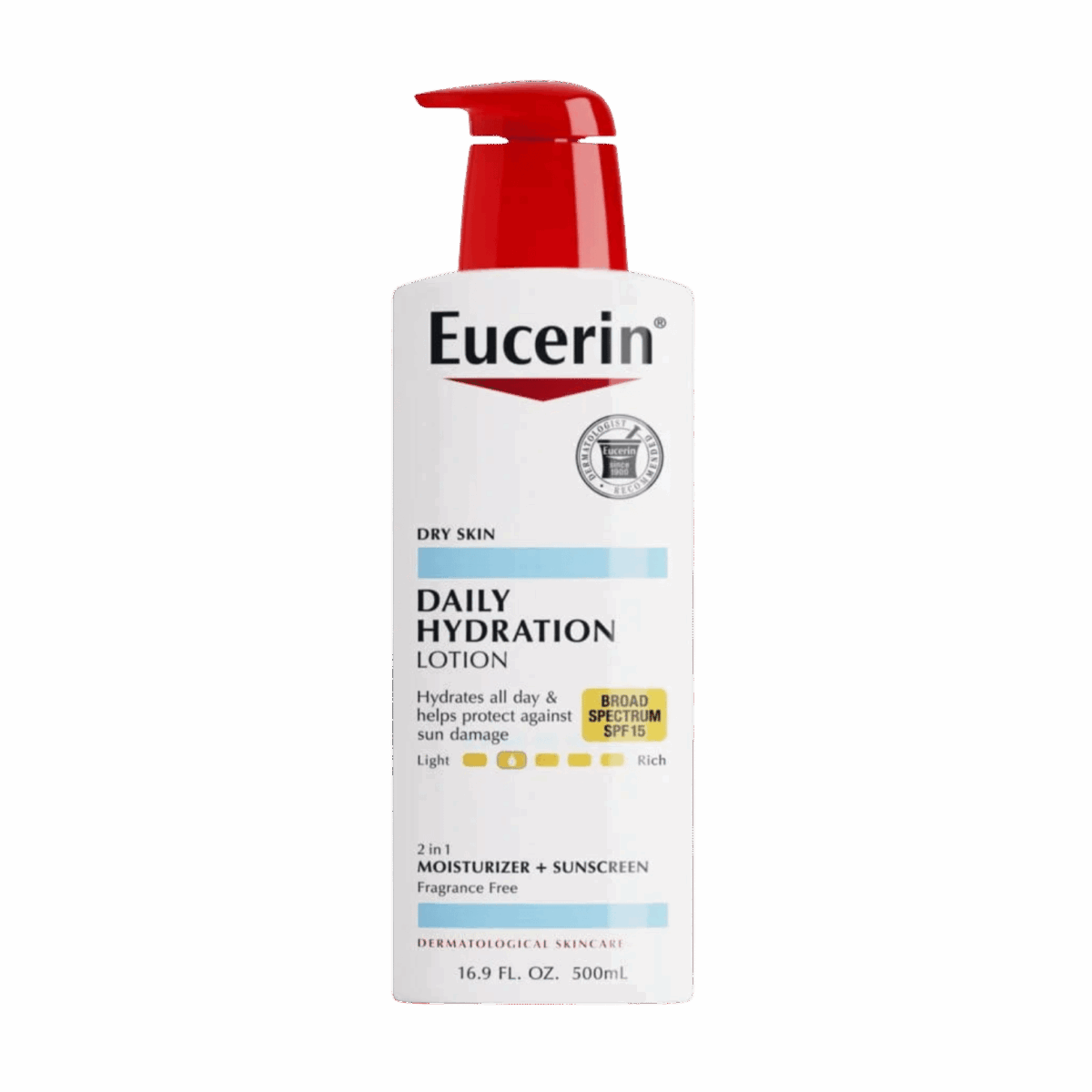 EUCERIN-LOTION-500ml-MX-W-DAILY HYDRATION SPF15 (PUMP) - Image 1
