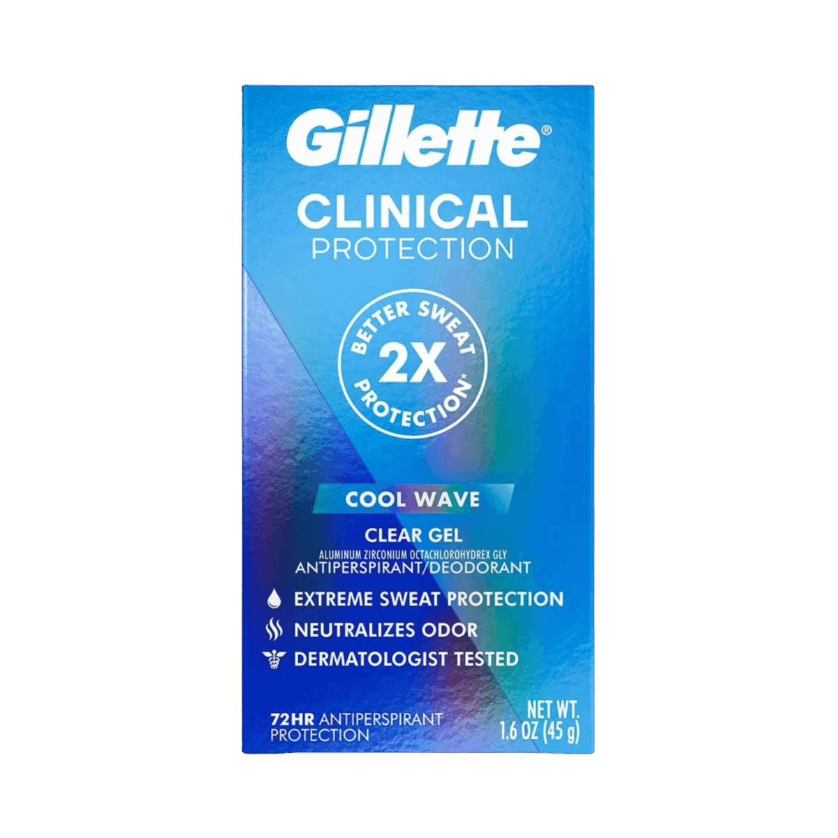 GILLETTE-DEO GEL-45g-US-M-CLINICAL PROTECTION COOL WAVE - Image 2