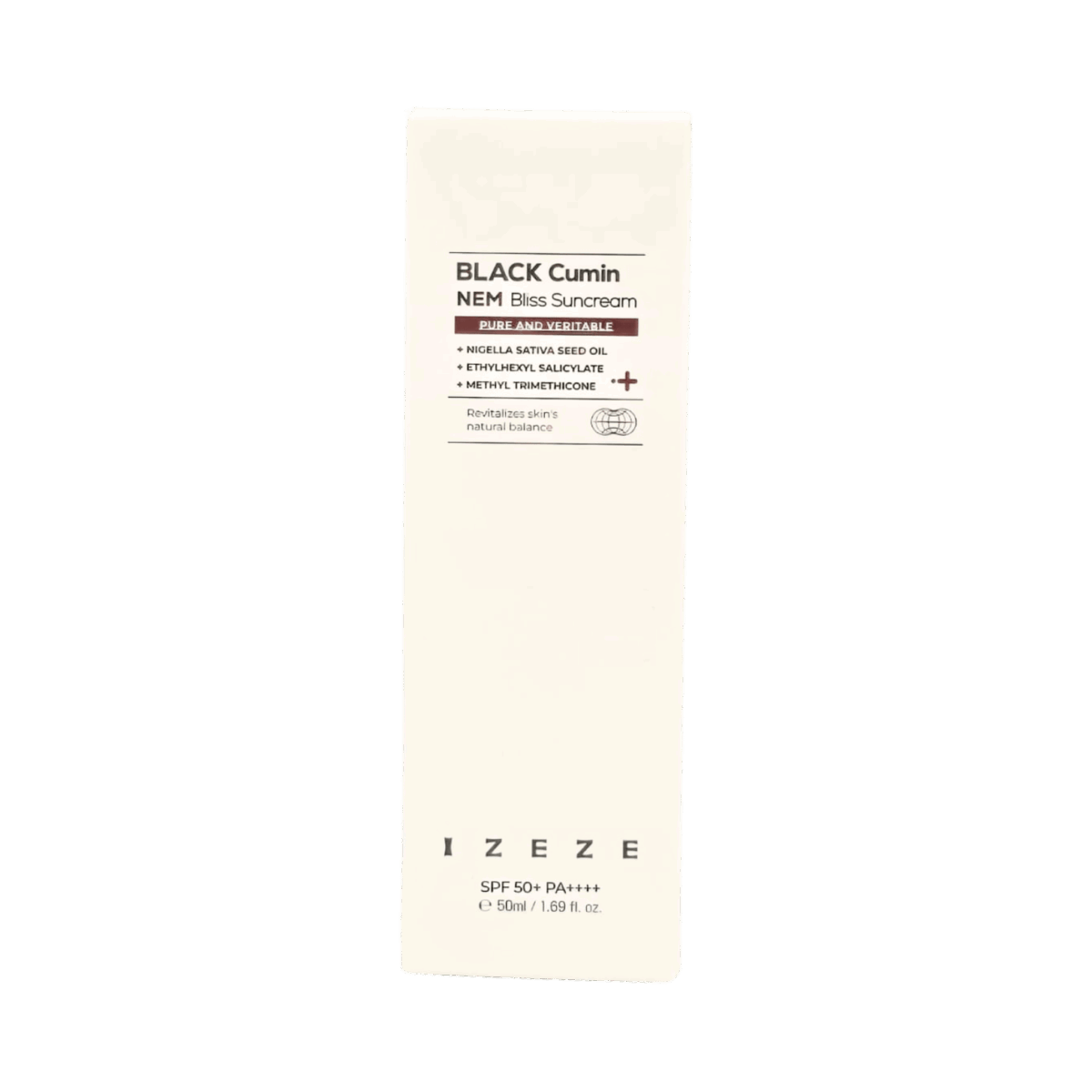 IZEZE-CREAM-50ml-KR-W-BLACK CUMIN NEM BLISS SUNCREAM SPF50+ - Image 2