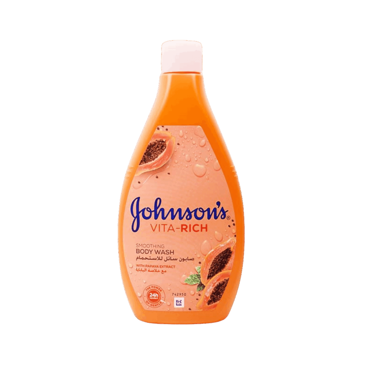 JOHNSONS-BODY WASH-250ml-IT-W-VITA-RICH SMOOTHING (ARABIC) - Image 1