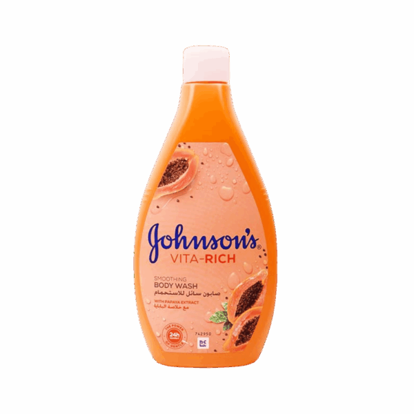 JOHNSONS-BODY WASH-250ml-IT-W-VITA-RICH SMOOTHING (ARABIC)