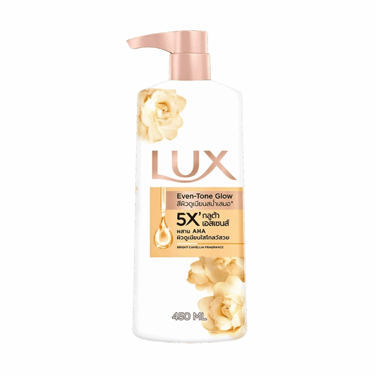 LUX-BODY WASH-450ml-TH-W-EVEN-TONE GLOW (PUMP) - Image 1