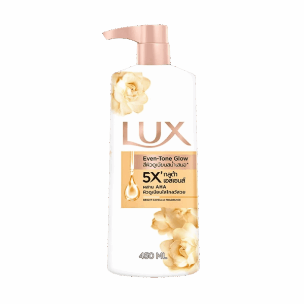 LUX-BODY WASH-450ml-TH-W-EVEN-TONE GLOW (PUMP)