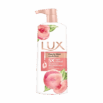 LUX-BODY WASH-450ml-TH-W-PEACHY GLOW (PUMP)