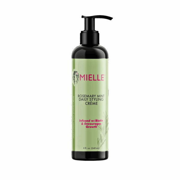 MIELLE-HAIR CREAM-240ml-US-W-ROSEMARY MINT DAILY STYLING CREME (PUMP)