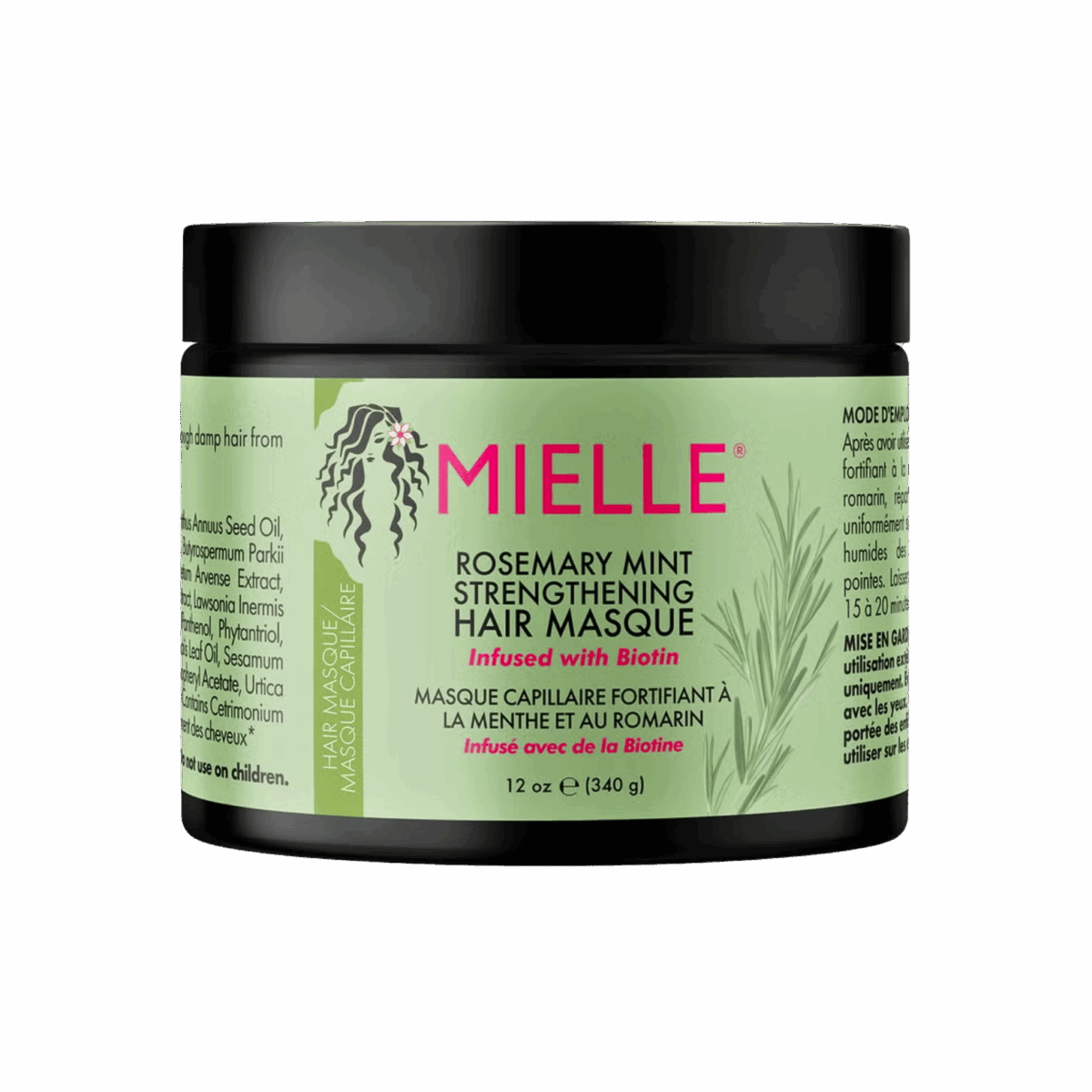 MIELLE-HAIR MASK-340g-US-W-INFUSED WITH BIOTIN - Image 1