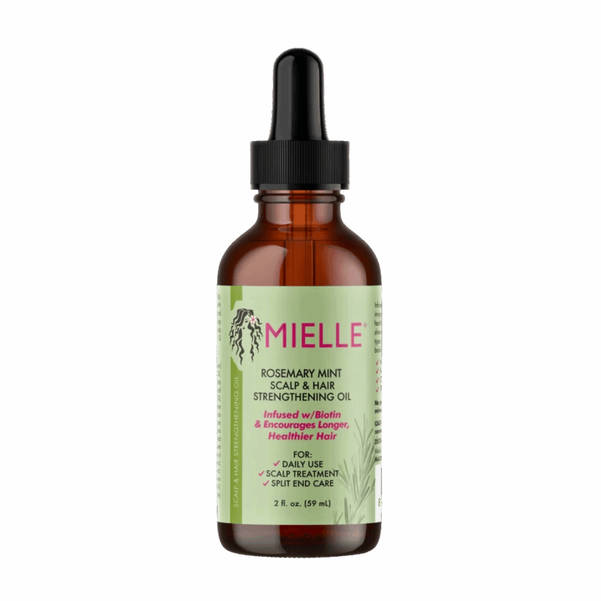 MIELLE-HAIR OIL-59ml-US-W-ROSEMARY MINT SCALP & HAIR - Image 1
