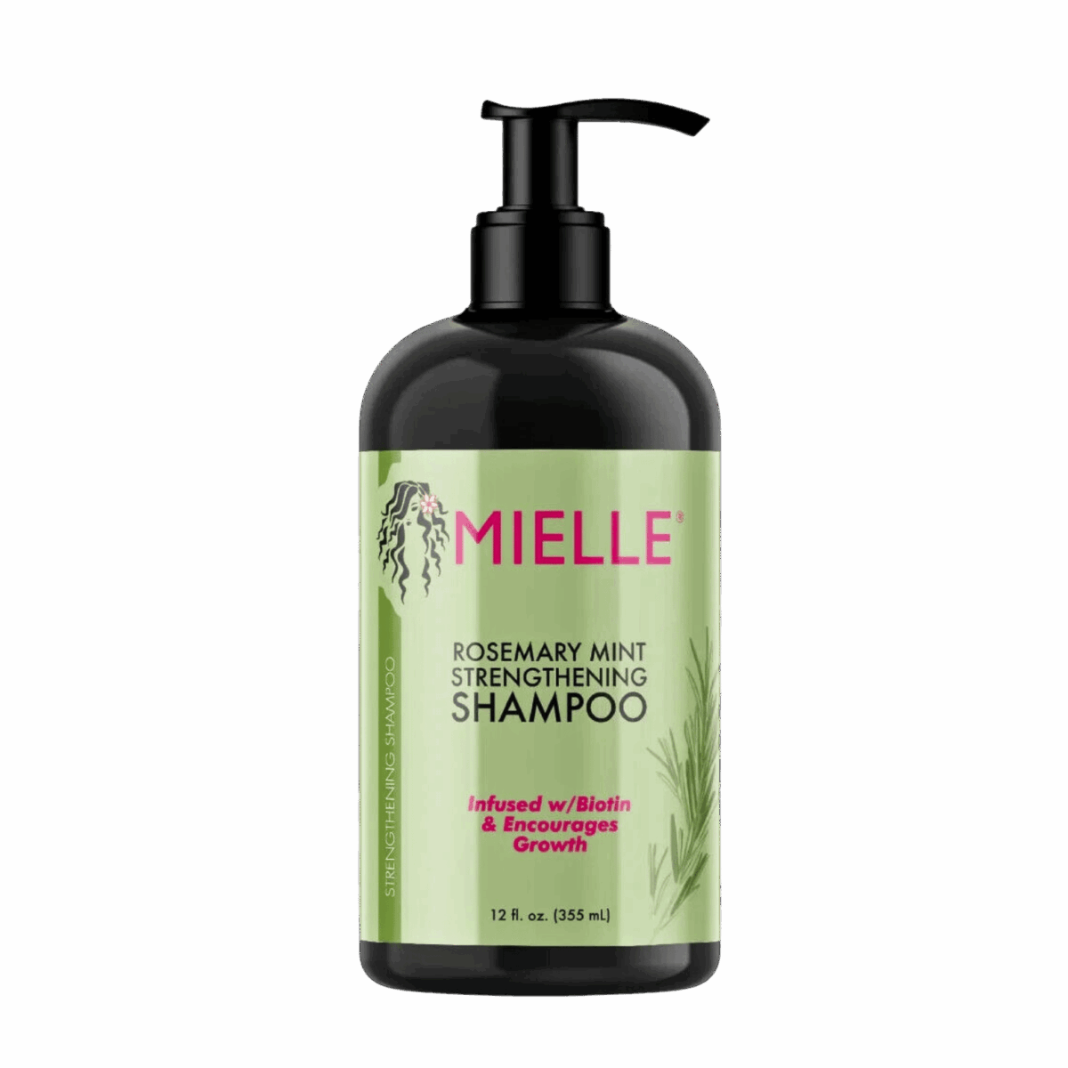 MIELLE-SHAMPOO-355ml-US-W-ROSEMARY MINT SHAMPOO (PUMP) - Image 1